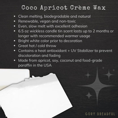 MORTICIA DEAREST Signature Luxury Wickless Candle: Nag Champa & Bubblegum Scent - Gory Dreadful Candle Co