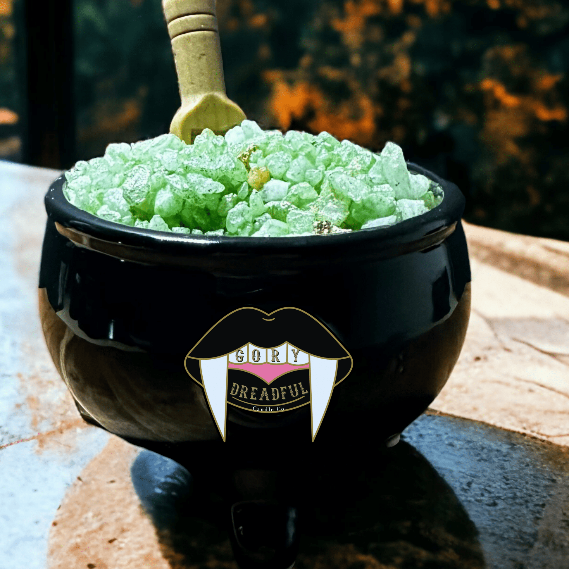 Pear Ye' Soul Sizzling Room Salt Crystal Potpourri: Anjou Pear Apple Lemon Leaves Peony White Musk Amber Scent - Gory Dreadful Candle Co