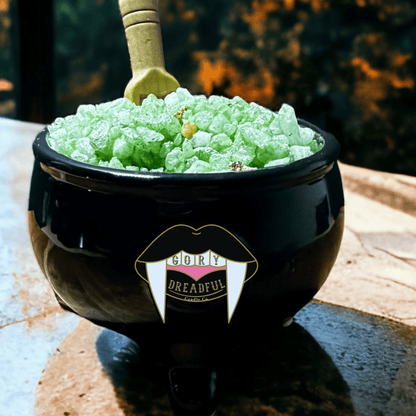 Pear Ye' Soul Sizzling Room Salt Crystal Potpourri: Anjou Pear Apple Lemon Leaves Peony White Musk Amber Scent - Gory Dreadful Candle Co