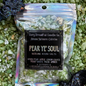 Pear Ye' Soul Sizzling Room Salt Crystal Potpourri: Anjou Pear Apple Lemon Leaves Peony White Musk Amber Scent - Gory Dreadful Candle Co