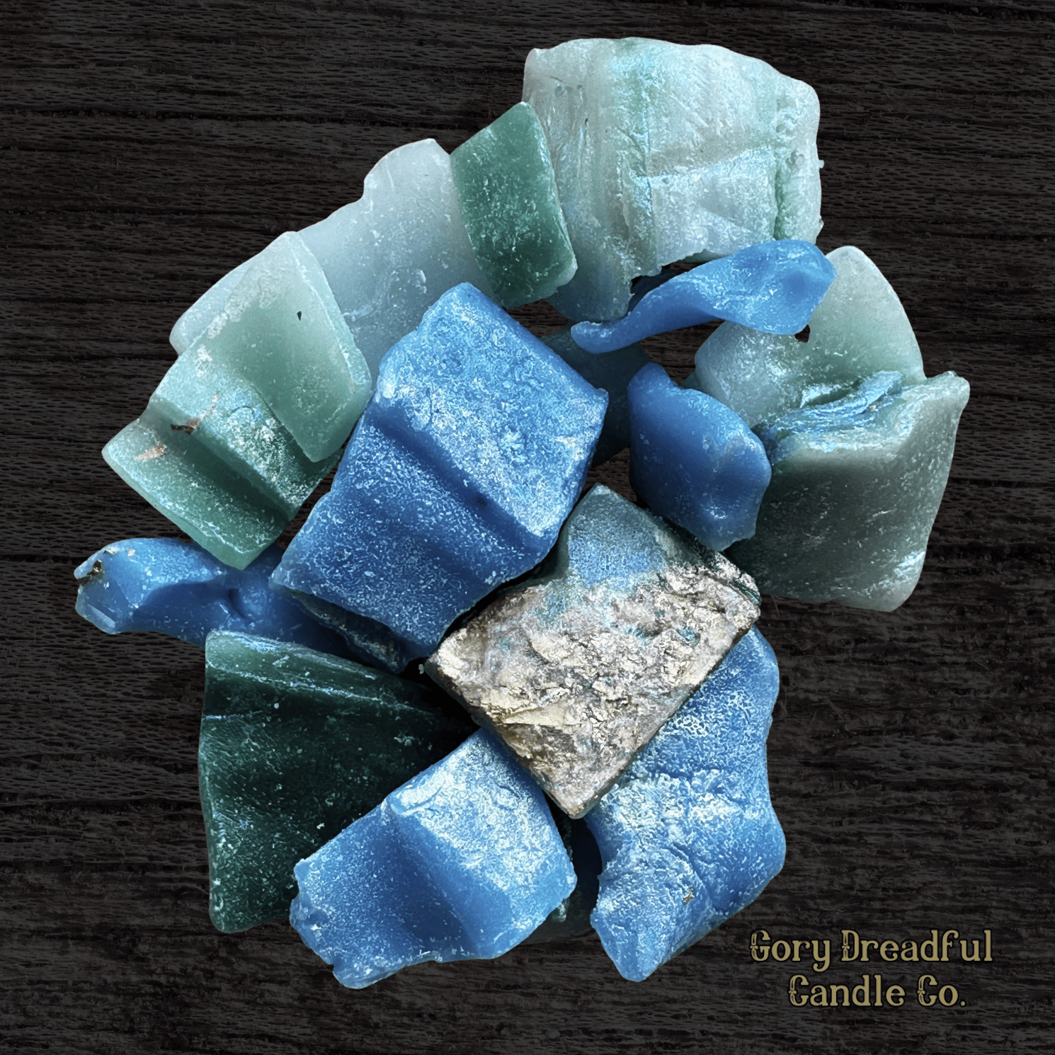 PIRATE PUFFSKULL Wax Melt Chunkies: Weathered Pipe Scent - Gory Dreadful Candle Co