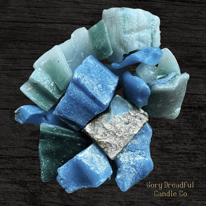 PIRATE PUFFSKULL Wax Melt Chunkies: Weathered Pipe Scent - Gory Dreadful Candle Co