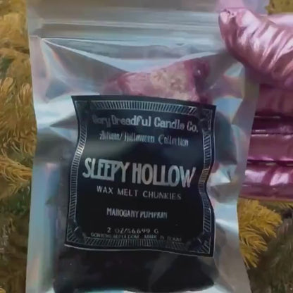 Sleepy Hollow Wax Melt Chunkies: Mahogany Pumpkin Scent