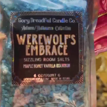 Werewolf's Embrace Sizzling Room Salt Crystal Potpourri: Maple Honey Vanilla Bourbon Scent