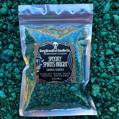 Spooky Spirits Bright Sizzling Room Salt Crystal Potpourri: Essence of Cognac Scent