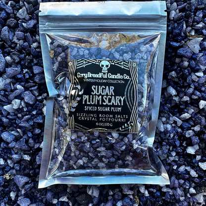 Sugar Plum Scary Sizzling Room Salt Crystal Potpourri: Spiced Sugar Plum Scent