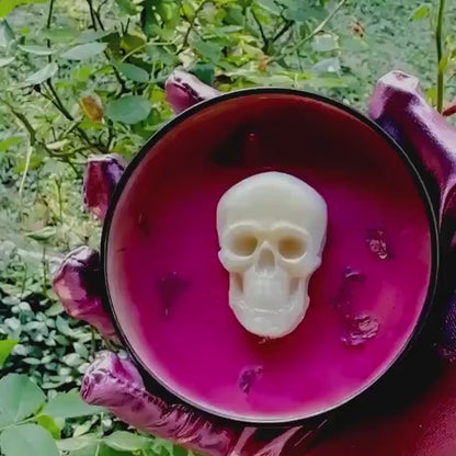 Tricky Treat Wickless Candle: Candy Corn Butterscotch Whiskey Scent