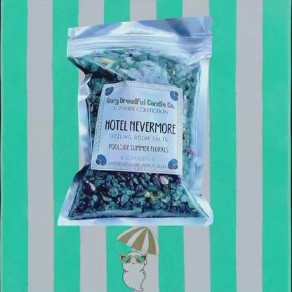 HOTEL NEVERMORE Sizzling Room Salt Crystal Potpourri: Poolside Summer Floral Scent