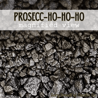Prosecc - Ho - Ho - Ho Sizzling Room Salt Crystal Potpourri: Winter Prosecco Scent - Gory Dreadful Candle Co