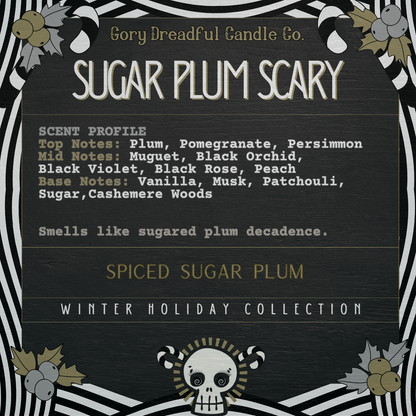 Sugar Plum Scary Sizzling Room Salt Crystal Potpourri: Spiced Sugar Plum Scent