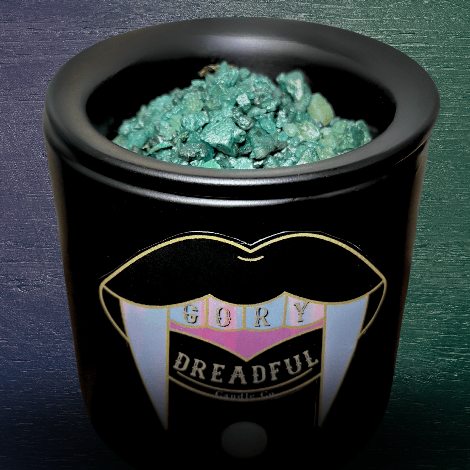 SEA SERPENT'S KISS Sizzling Room Salt Crystal Potpourri: Cedar Amber Musk Scent - Gory Dreadful Candle Co