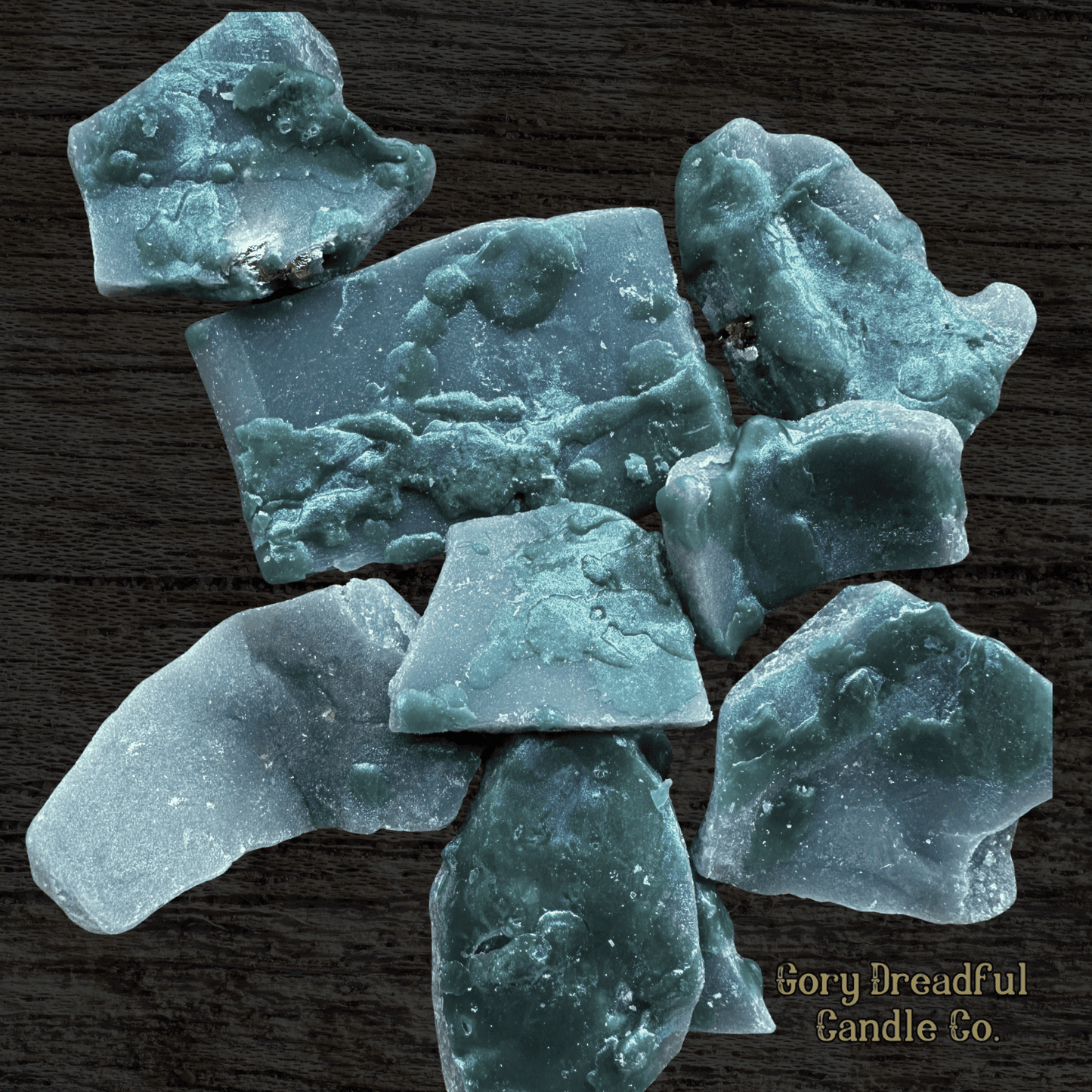 SHIPWRECK SIREN Wax Melt Brittle: Cedar Amber Driftwood Musk Scent - Gory Dreadful Candle Co