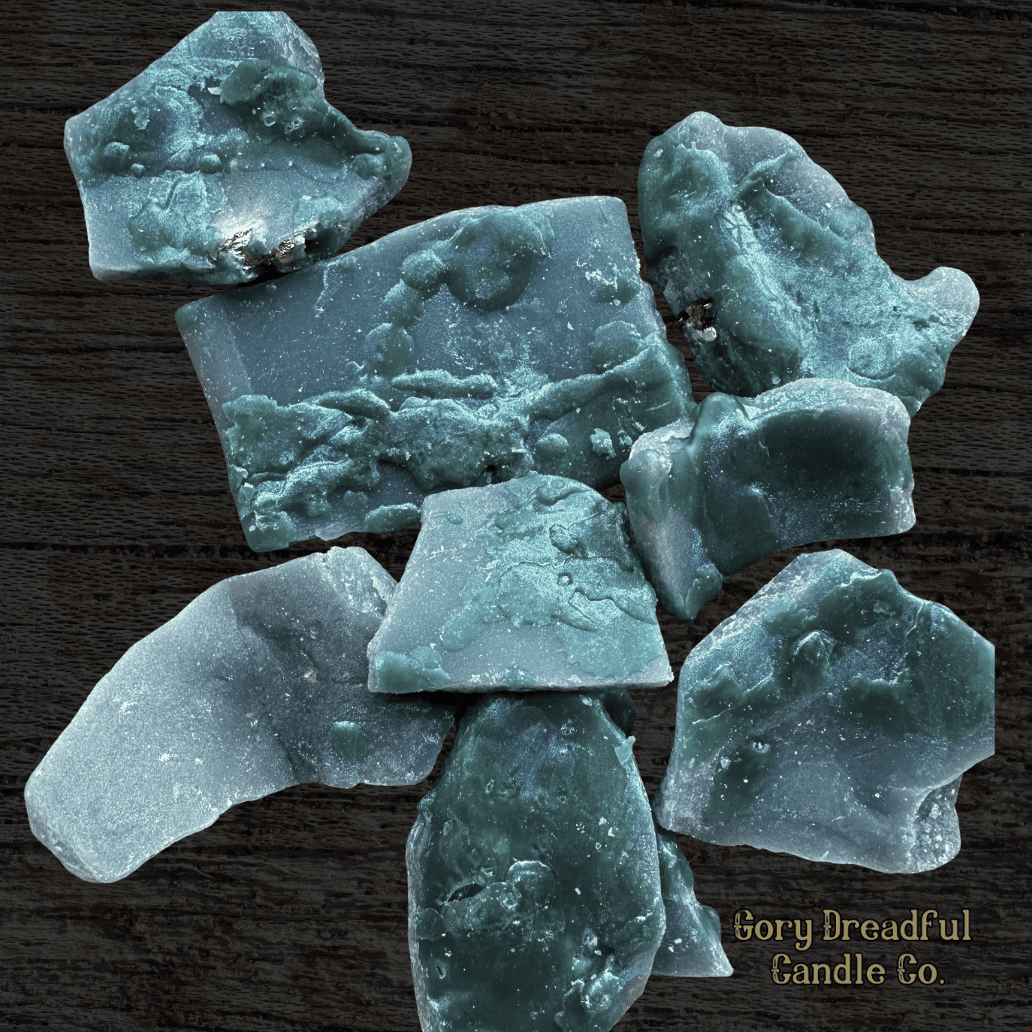 SHIPWRECK SIREN Wax Melt Brittle: Cedar Amber Driftwood Musk Scent - Gory Dreadful Candle Co