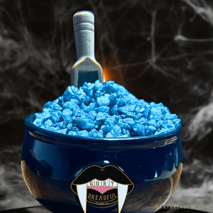 SKELETON TEARS Sizzling Room Salt Crystal Potpourri: Pumpkin Pear Cassia Bourbon Scent - Gory Dreadful Candle Co