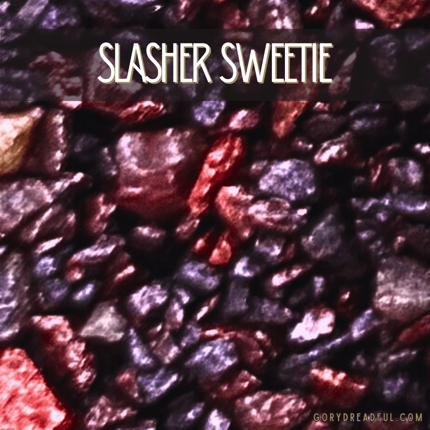 Slasher Sweetie Sizzling Room Salt Crystal Potpourri: Orange Spice Cinnabun Scent - Mini - Gory Dreadful Candle Co