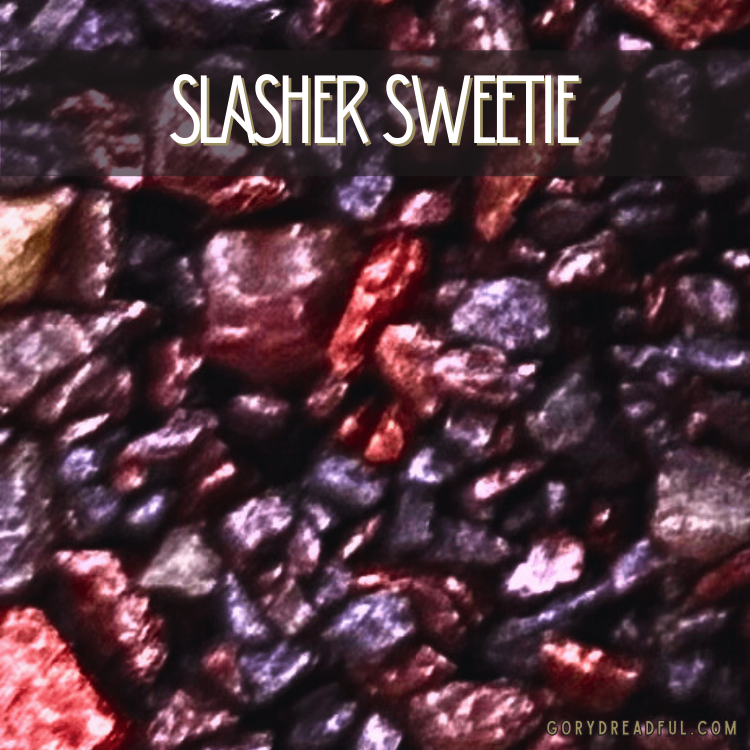 Slasher Sweetie Sizzling Room Salt Crystal Potpourri: Orange Spice Cinnabun Scent - Mini - Gory Dreadful Candle Co