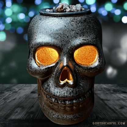 Slasher Sweetie Sizzling Room Salt Crystal Potpourri: Orange Spice Cinnabun Scent - Mini - Gory Dreadful Candle Co