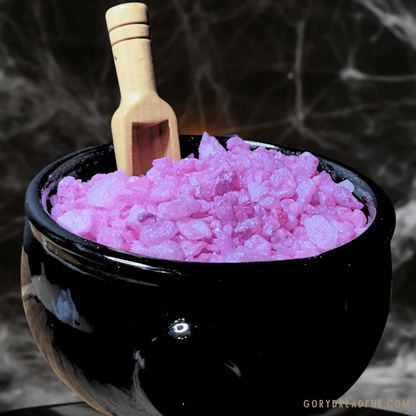 SPELL YEAH! Sizzling Room Salt Crystal Potpourri: Crystallized Ginger & Spiced Amber Scent - Gory Dreadful Candle Co