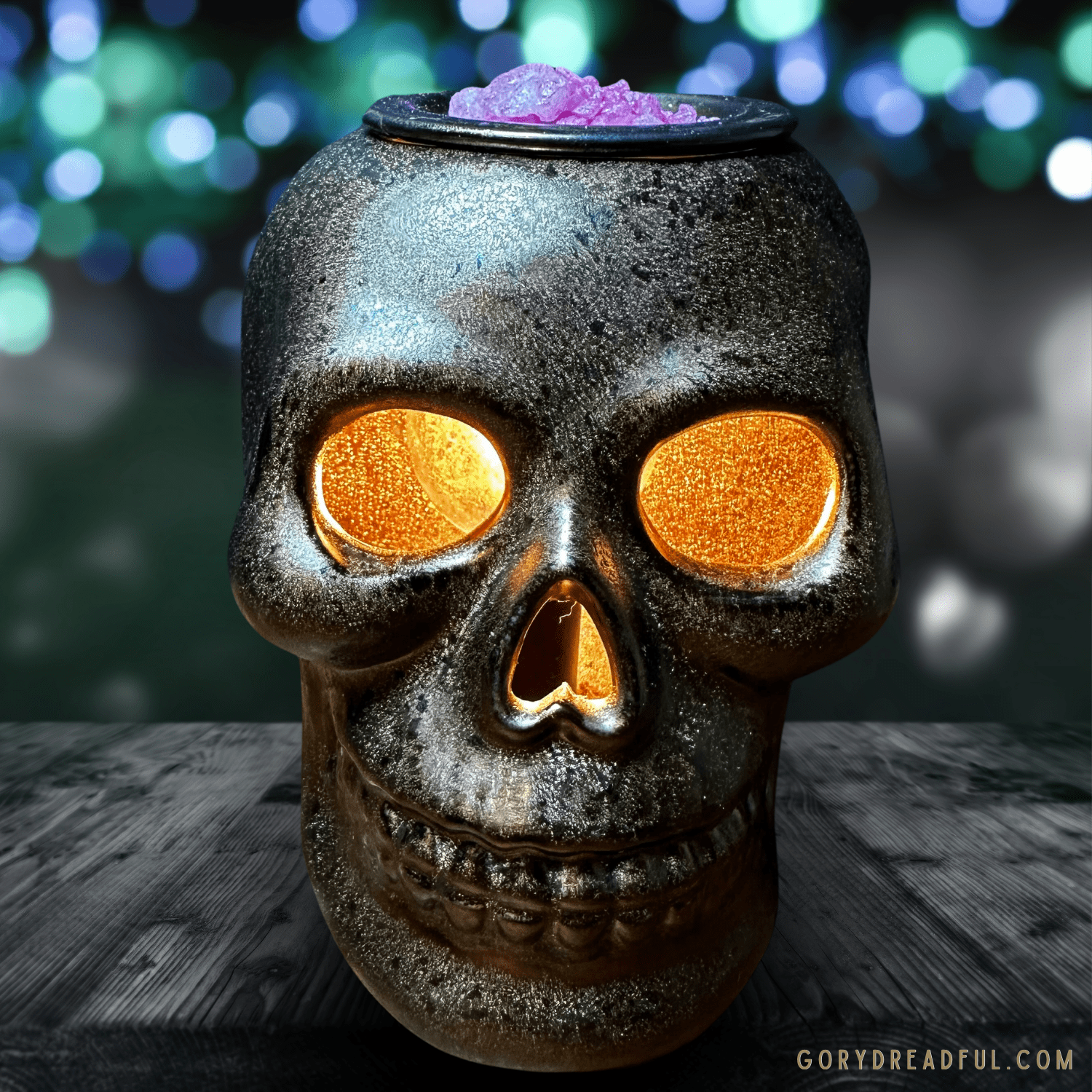 Spell Yeah! Sizzling Room Salt Crystal Potpourri: Crystallized Ginger & Spiced Amber Scent - Mini - Gory Dreadful Candle Co