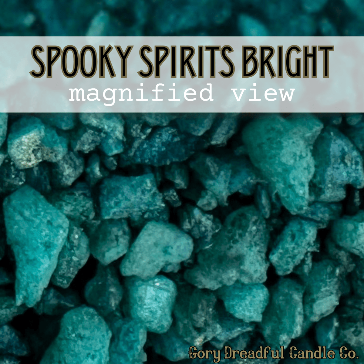 Spooky Spirits Bright Sizzling Room Salt Crystal Potpourri: Essence of Cognac Scent - Gory Dreadful Candle Co