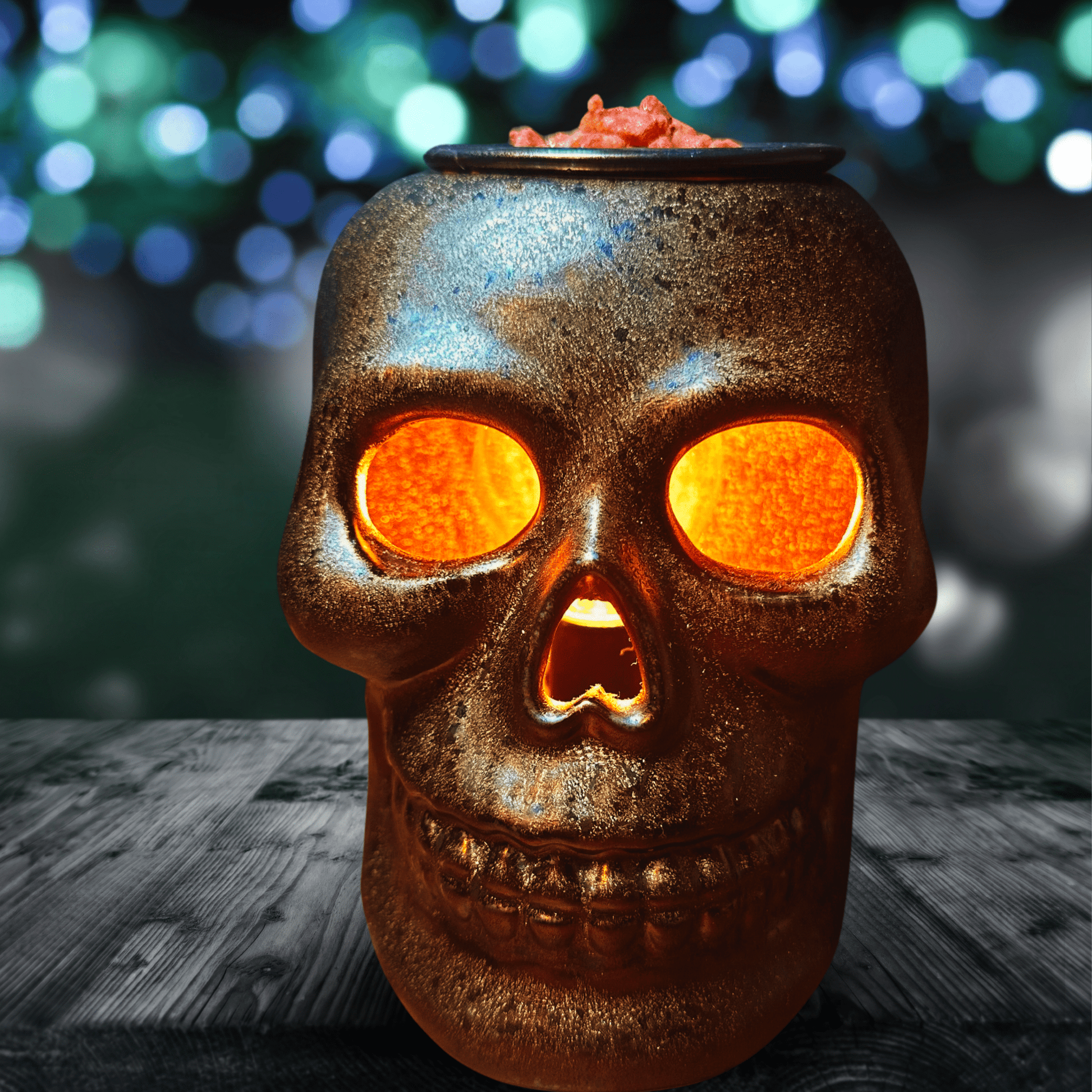 Tricky Treat Sizzling Room Salt Crystal Potpourri: Candy Corn Butterscotch Whiskey Scent - Mini - Gory Dreadful Candle Co