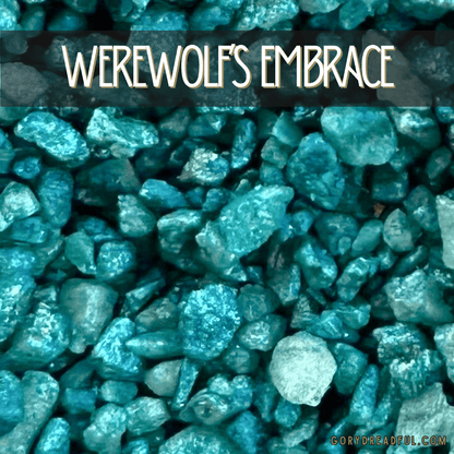 Werewolf's Embrace Sizzling Room Salt Crystal Potpourri: Maple Honey Vanilla Bourbon Scent - Mini - Gory Dreadful Candle Co
