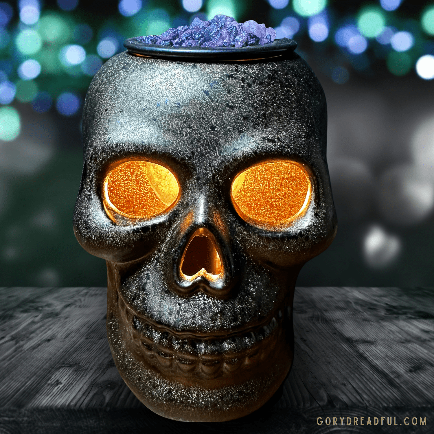 Witch & Famous Sizzling Room Salt Crystal Potpourri: Almond Macarons Vanilla Cake Lavender Tea Scent - Mini - Gory Dreadful Candle Co