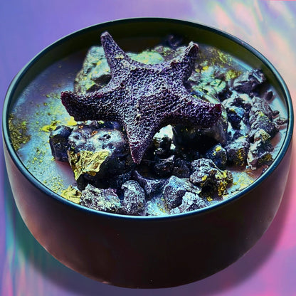 YUMMY MUMMY Luxury Wickless Candle 6.5 oz: Cocoa Butter Cashmere Scent - Gory Dreadful Candle Co