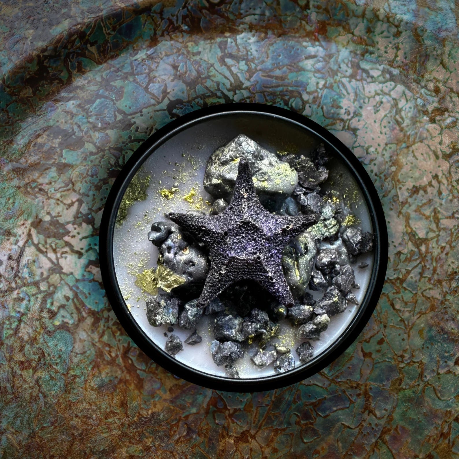 YUMMY MUMMY Luxury Wickless Candle 6.5 oz: Cocoa Butter Cashmere Scent - Gory Dreadful Candle Co